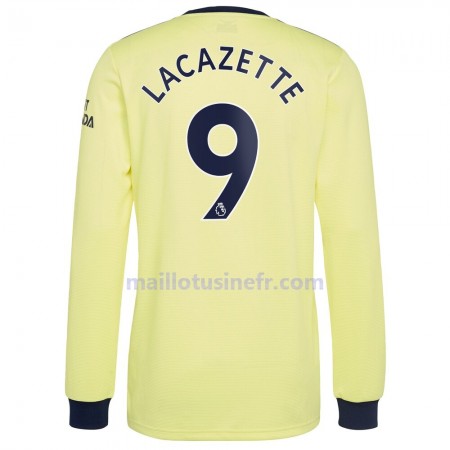Maillot de Foot Arsenal Alexandre Lacazette 9 Extérieur 2021-22 Manches Longues Maillot de Foot Arsenal Alexandre Lacazette 9 Extérieur 2021-22 Manches Longues